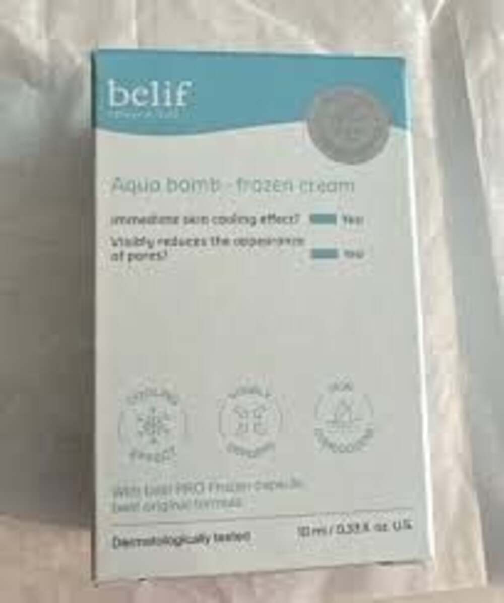 belif Aqua Bomb Frozen Cream Cooling Moisturizer 10ml / 0.33 fl oz